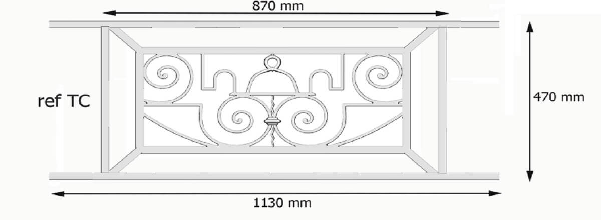 Balcon garde-corps TC